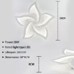 Picture of Modern LED Chandelier – Sleek Ceiling Light for Elegant Living Spaces