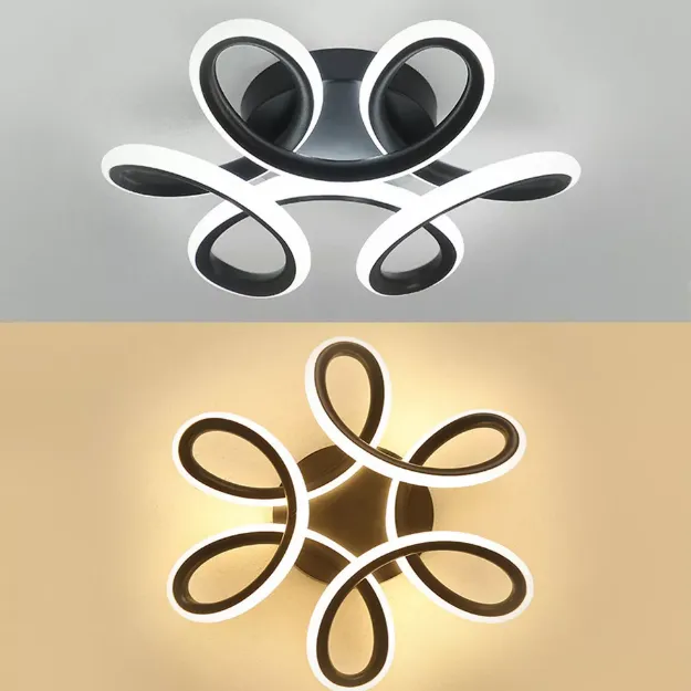 Picture of Modern LED Ceiling Light, Chic Dimmable Chandelier for Living Room, Bedroom & Office, Stylish Pendant Lamp