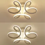 Picture of Modern LED Ceiling Light, Chic Dimmable Chandelier for Living Room, Bedroom & Office, Stylish Pendant Lamp