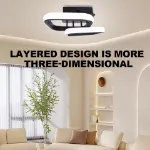 Picture of Modern LED Ceiling Lamp – Chic Chandelier for Living Room & Bedroom