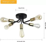 Picture of Modern Chic LED Ceiling Light – Stylish Pendant Chandelier for Living Room & Bedroom