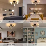 Picture of Modern Chic LED Ceiling Light – Stylish Pendant Chandelier for Living Room & Bedroom