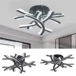 Picture of Modern LED Ceiling Light, Chic Dimmable Chandelier for Living Room, Bedroom, Kitchen & Office