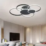 Picture of Modern LED Ceiling Light, Chic Dimmable Chandelier for Living Room, Bedroom, Kitchen & Office