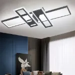 Picture of Modern LED Ceiling Light, Chic Dimmable Chandelier for Living Room, Bedroom, Kitchen & Office