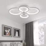 Picture of Modern LED Ceiling Light, Chic Dimmable Chandelier for Living Room, Bedroom, Kitchen & Office