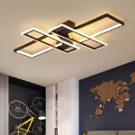 Picture of Modern LED Ceiling Light,  Dimmable Chandelier with Remote Control for Living Room & Bedroom