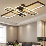 Picture of Modern LED Ceiling Light,  Dimmable Chandelier with Remote Control for Living Room & Bedroom