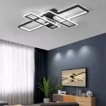 Picture of Modern LED Ceiling Light,  Dimmable Chandelier with Remote Control for Living Room & Bedroom