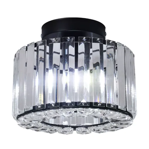 Picture of Modern Crystal Ceiling Light,  Chic LED Chandelier for Living Room & Bedroom