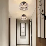 Picture of Modern Crystal Ceiling Light,  Chic LED Chandelier for Living Room & Bedroom