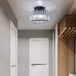 Picture of Modern Crystal Ceiling Light,  Chic LED Chandelier for Living Room & Bedroom