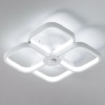 Picture of Modern 4-Head LED Chandelier, Elegant Ceiling Light for Living Room & Bedroom