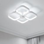 Picture of Modern 4-Head LED Chandelier, Elegant Ceiling Light for Living Room & Bedroom