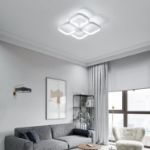 Picture of Modern 4-Head LED Chandelier, Elegant Ceiling Light for Living Room & Bedroom