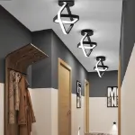 Picture of Modern Chic LED Ceiling Light, Minimalist Chandelier for Bedroom, Living Room & Hallway