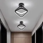 Picture of Modern Chic LED Ceiling Light, Minimalist Chandelier for Bedroom, Living Room & Hallway