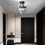 Picture of Modern Chic LED Ceiling Light, Minimalist Chandelier for Bedroom, Living Room & Hallway