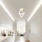 Picture of Modern Chic LED Ceiling Light, Minimalist Chandelier for Bedroom, Living Room & Hallway