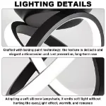 Picture of LED Ceiling Light,  Modern Chic Chandelier for Living Room, Bedroom & Kitchen – Energy-Efficient Pendant Lamp