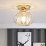 Picture of Chic LED Ceiling Ligh, Modern Gold Chandelier for Living Room & Bedroom, Elegant Pendant Lamp