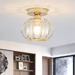 Picture of Chic LED Ceiling Ligh, Modern Gold Chandelier for Living Room & Bedroom, Elegant Pendant Lamp