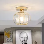 Picture of Chic LED Ceiling Ligh, Modern Gold Chandelier for Living Room & Bedroom, Elegant Pendant Lamp