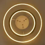 Picture of Modern LED Ceiling Light, Chic 2/3 Ring Pendant Chandelier with Dimmable Remote Control