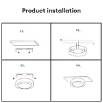 Picture of Aluminum Modern LED Downlight Ceiling Surface Mounted Light 12W 220V Spot Light