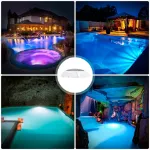 Picture of RGB LED Underwater Lights,  12W/38W Spa Lighting, IP68 Waterproof