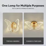 Picture of Modern LED Butterfly Wall Sconce, Creative Indoor Decorative Light