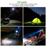 Picture of 90° Angle Waterproof Flashlight, USB Rechargeable Outdoor Camping Torch & Work Light