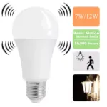 Picture of E27 LED Globe Bulb with Radar Motion Sensor – 7/12W, Cool White