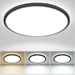 Picture of Dimmable 24W Round LED Ceiling Light Panel for Bathroom, Kitchen, and Living Room