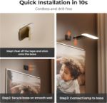 Picture of Rechargeable Battery-Operated Wall Lights for Pictures, Frames & Mirrors – 3 Color Temperatures, Remote Control