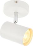 Picture of Adjustable Single Spotlight – IP20 Dimmable LED Ceiling & Wall Light, 7W GU10,Matt White