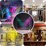 Picture of Wireless LED Spotlights – RGB Battery-Powered Art & Picture Lights, Remote Control, Dimmable, Timer, Mini Puck Lights for Wall & Hallway (Pack of 2)