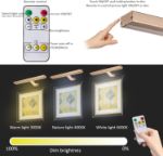 Picture of Wireless Picture Light – Rechargeable Art Display Lamp, 16'' Full Metal, 40 LEDs, Remote Control, Dimmable & Timer, for Paintings & Frames