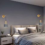 Picture of Battery-Operated Wall Sconces – Modern Wireless Wall Lamps with Remote, Dimmable LED Bulbs, and Adjustable Copper Design  (pack of 2)