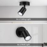 Picture of  Ceiling Light - Spotlight Ceiling Bar in Matt Black - Ceiling Lights Spotlights with GU10 Socket Industrial 2 Way Light Ceiling Indoor Spot Light