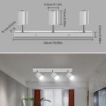 Picture of  Ceiling Light - Spotlight Ceiling Bar in Matt Black - Ceiling Lights Spotlights with GU10 Socket Industrial 2 Way Light Ceiling Indoor Spot Light