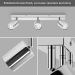 Picture of  Ceiling Light - Spotlight Ceiling Bar in Matt Black - Ceiling Lights Spotlights with GU10 Socket Industrial 2 Way Light Ceiling Indoor Spot Light