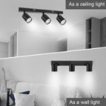 Picture of  Ceiling Light - Spotlight Ceiling Bar in Matt Black - Ceiling Lights Spotlights with GU10 Socket Industrial 2 Way Light Ceiling Indoor Spot Light