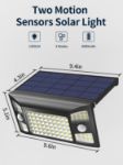 Picture of Solar Security Lights Outdoor – 1300LM Motion Sensor, 270° Wide-Angle, IP65 Waterproof for Garden, Garage & Pathway