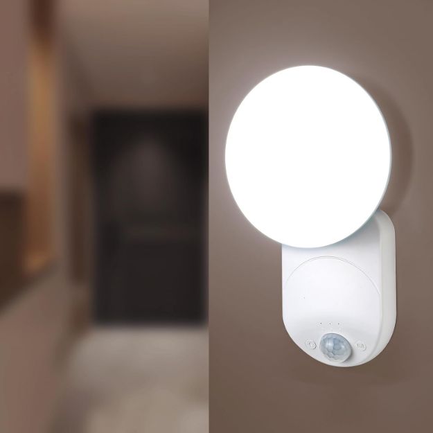 Picture of Rechargeable Motion Sensor Wall Light – Wireless Magnetic LED with Remote & Adjustable Angle