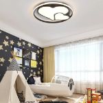 Picture of 36W LED Ceiling Light, Dimmable Heart Ceiling Lamp, Modern Bedroom Lighting Fixture, for Living Room Bedroom Dinning Room,3000k/4000k/6000K (47CM)