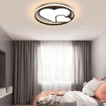 Picture of 36W LED Ceiling Light, Dimmable Heart Ceiling Lamp, Modern Bedroom Lighting Fixture, for Living Room Bedroom Dinning Room,3000k/4000k/6000K (47CM)