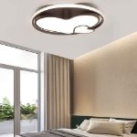 Picture of 36W LED Ceiling Light, Dimmable Heart Ceiling Lamp, Modern Bedroom Lighting Fixture, for Living Room Bedroom Dinning Room,3000k/4000k/6000K (47CM)