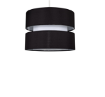 Picture of Ceiling Pendant Lampshade – Modern 2-Tier Drum Light Shade for  Home & Office Decor