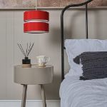 Picture of Ceiling Pendant Lampshade – Modern 2-Tier Drum Light Shade for  Home & Office Decor